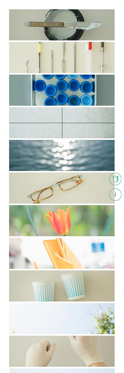 きしもと歯科クリニック Webデザイン スマホ
